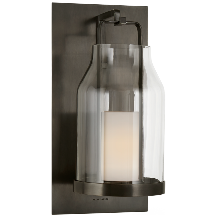 Visual Comfort & Co. Ollie Small Wall Lantern Outdoor Lighting Visual Comfort & Co. Bronze  