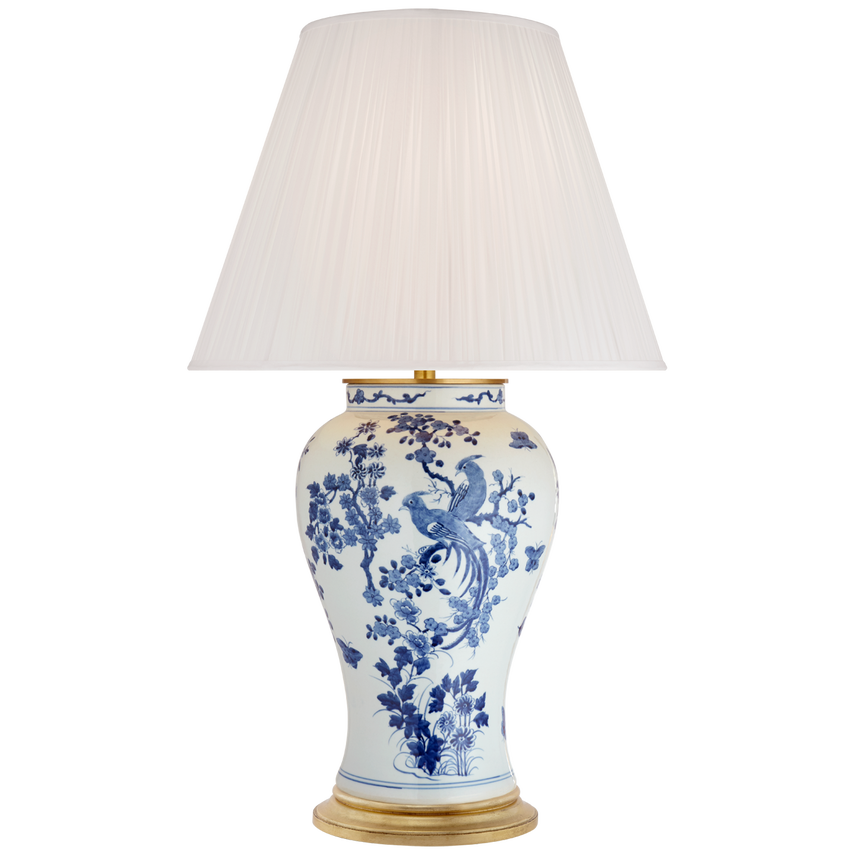 Visual Comfort & Co. Blythe Large Table Lamp Table Lamps Visual Comfort & Co. Blue and White Porcelain  