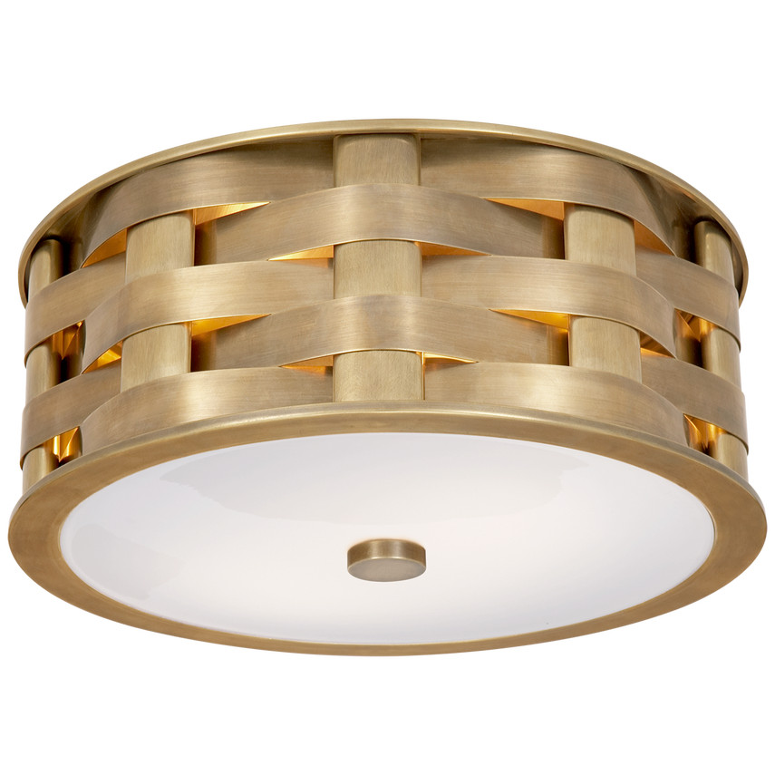 Visual Comfort & Co. Ella Woven Small Flush Mount Ceiling Lights Visual Comfort & Co.   