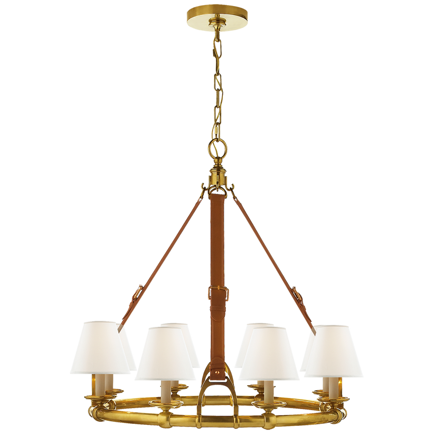 Visual Comfort & Co. Westbury Chandelier Chandeliers Visual Comfort & Co. Natural Brass  