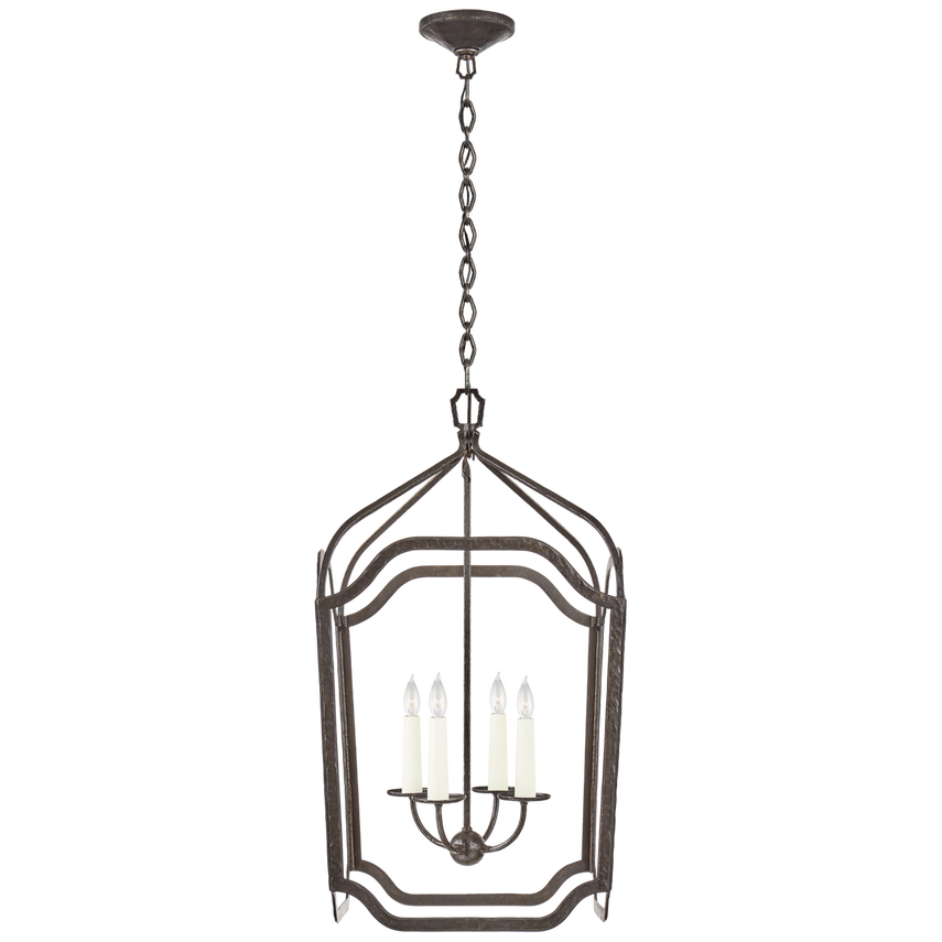 Visual Comfort & Co. Ancaster Medium Blacksmith Lantern Ceiling Lights Visual Comfort & Co. Aged Iron  