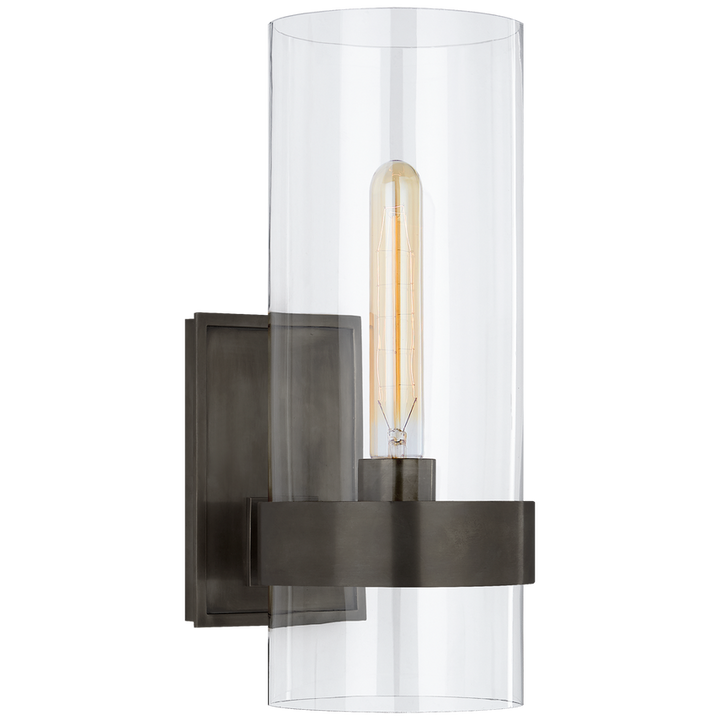 Visual Comfort & Co. Presidio Small Sconce Wall Sconces Visual Comfort & Co. Hand-Rubbed Antique Brass  