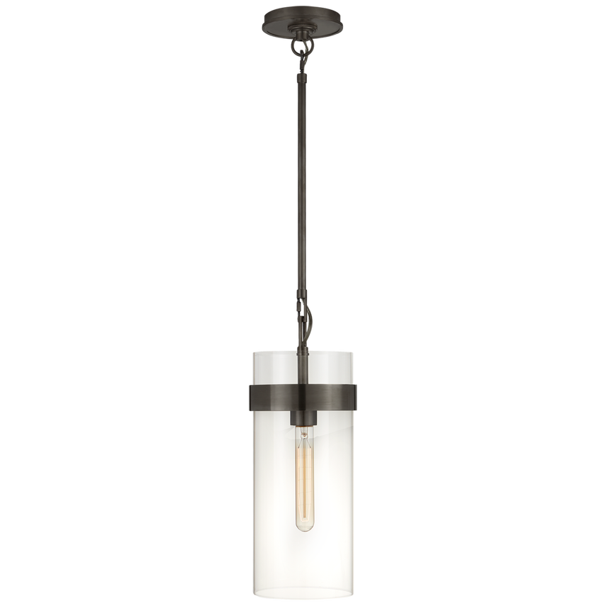 Visual Comfort & Co. Presidio Small Pendant Ceiling Lights Visual Comfort & Co. Hand-Rubbed Antique Brass  