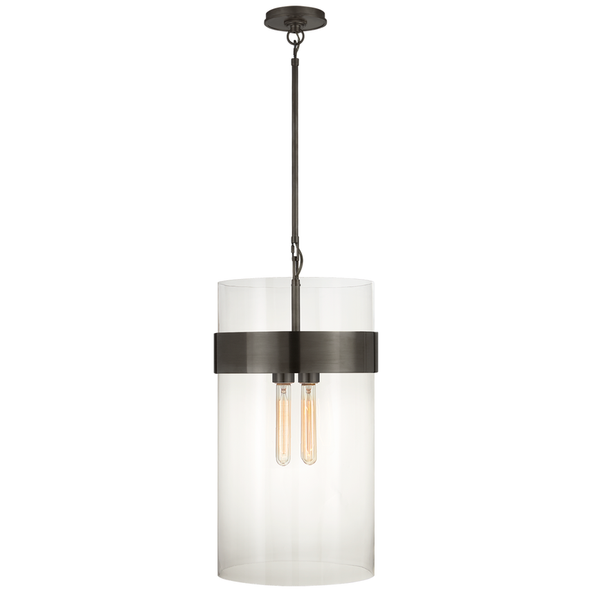 Visual Comfort & Co. Presidio Medium Pendant Ceiling Lights Visual Comfort & Co. Hand-Rubbed Antique Brass  