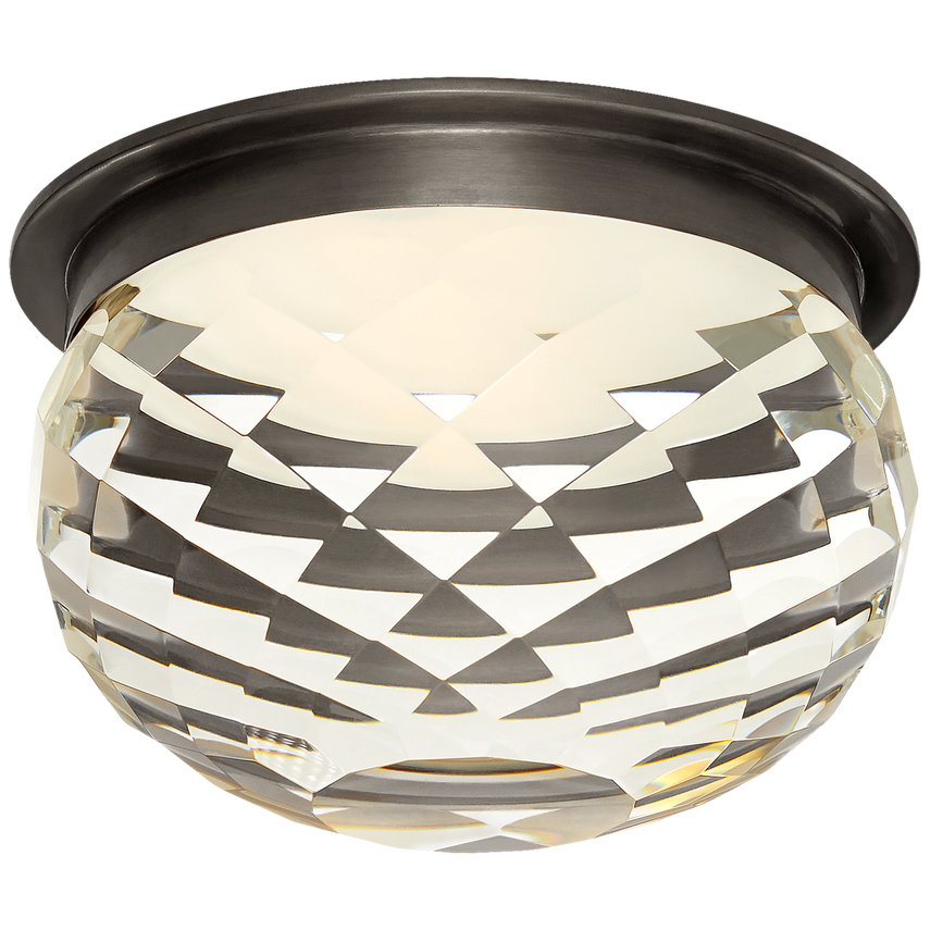 Visual Comfort & Co. Hillam 5.5" Solitaire Flush Mount Ceiling Lights Visual Comfort & Co. Bronze  