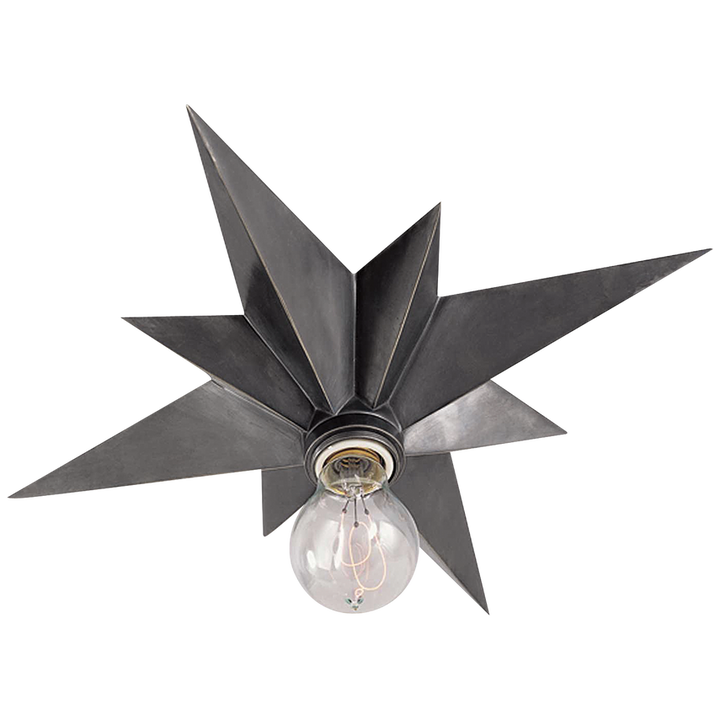 Visual Comfort & Co. Star Flush Mount Ceiling Flush Mounts Visual Comfort & Co. Antique Silver  