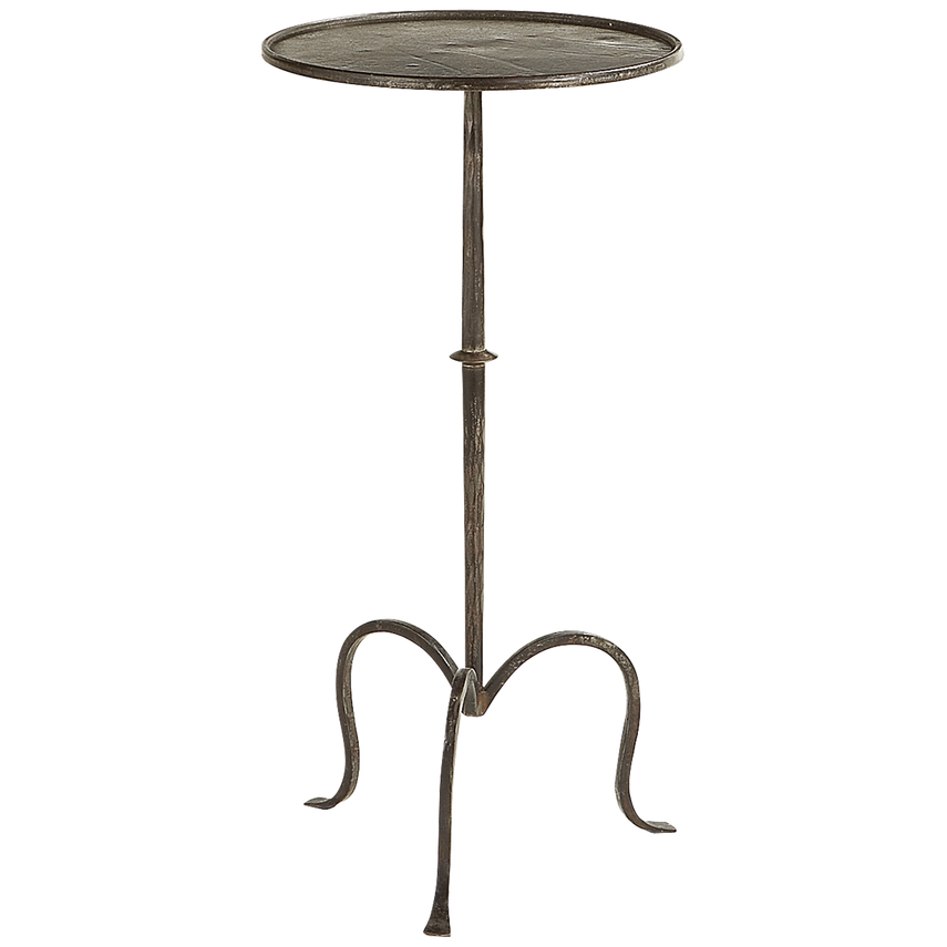 Visual Comfort & Co. Hand-Forged Martini Table Furniture Visual Comfort & Co. Aged Iron  