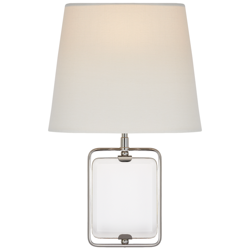 Visual Comfort & Co. Henri Framed Jewel Sconce Wall Lights Visual Comfort & Co. Crystal and Hand-Rubbed Antique Brass  