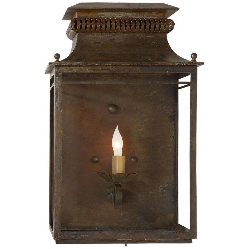 Visual Comfort & Co. Flea Market Lantern Wall Lights Visual Comfort & Co. Antique Zinc  