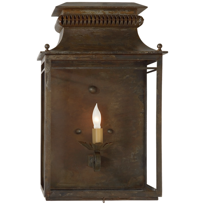 Visual Comfort & Co. Flea Market Lantern Wall Sconces Visual Comfort & Co. Antique Zinc  