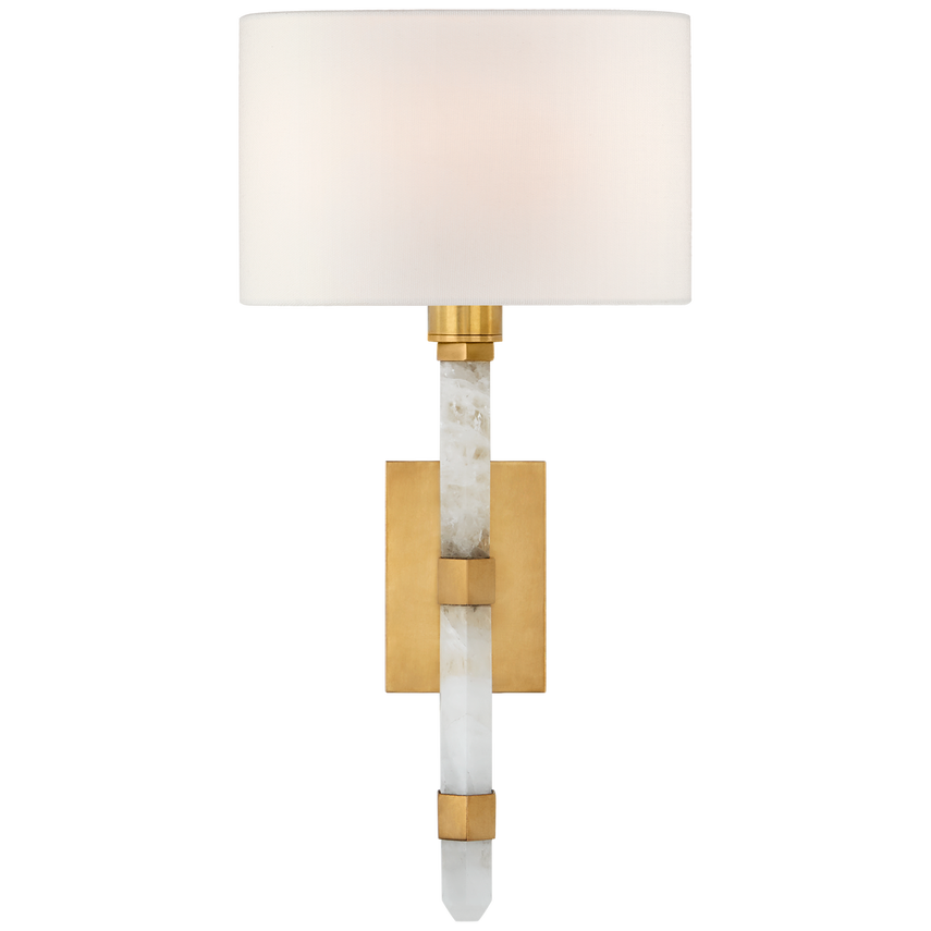 Visual Comfort & Co. Adaline Small Tail Sconce Wall Lights Visual Comfort & Co. Antique-Burnished Brass  