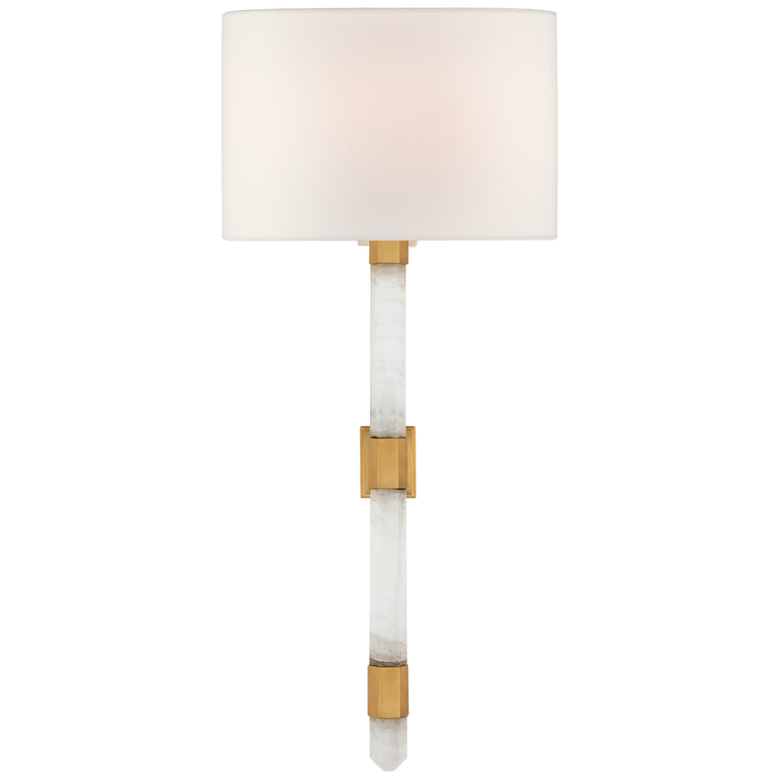 Visual Comfort & Co. Adaline Medium Tail Sconce Wall Lights Visual Comfort & Co. Antique-Burnished Brass  