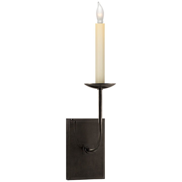 Visual Comfort & Co. TT Single Sconce Wall Sconces Visual Comfort & Co. Bronze  