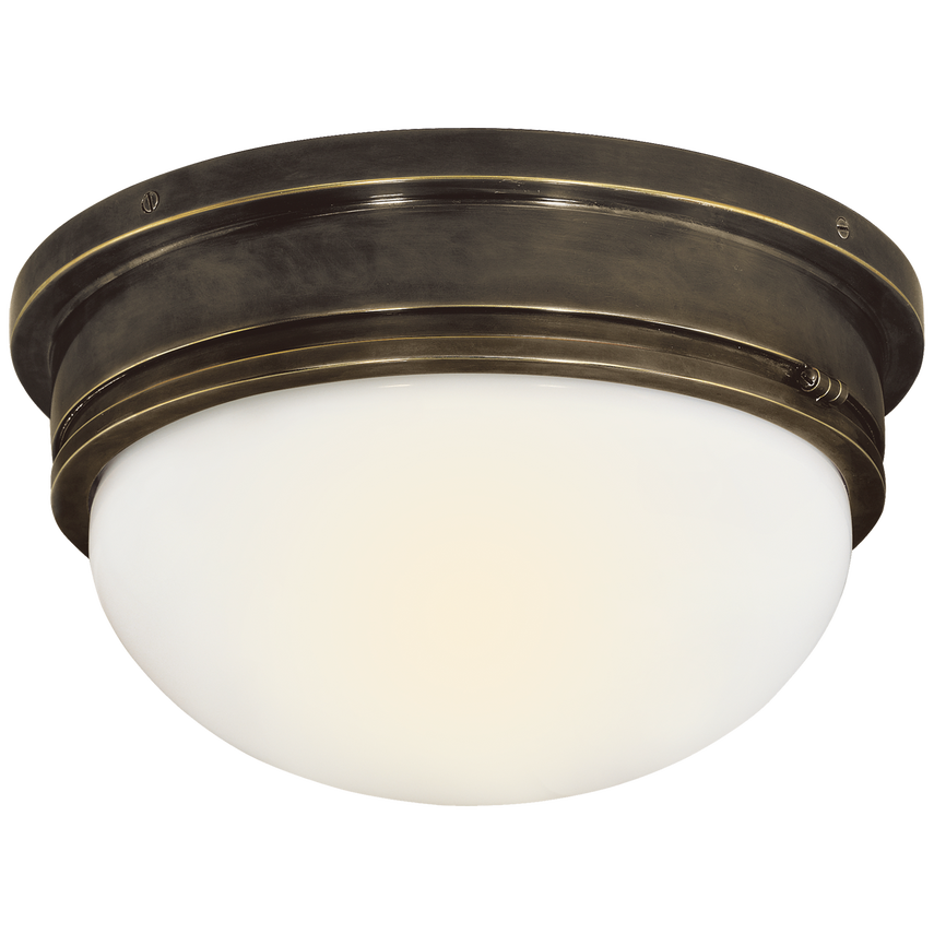 Visual Comfort & Co. Marine Large Flush Mount Ceiling Lights Visual Comfort & Co. Bronze  