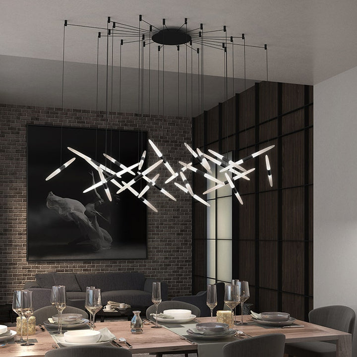 Sonneman 9-Light Swag LED Pendant