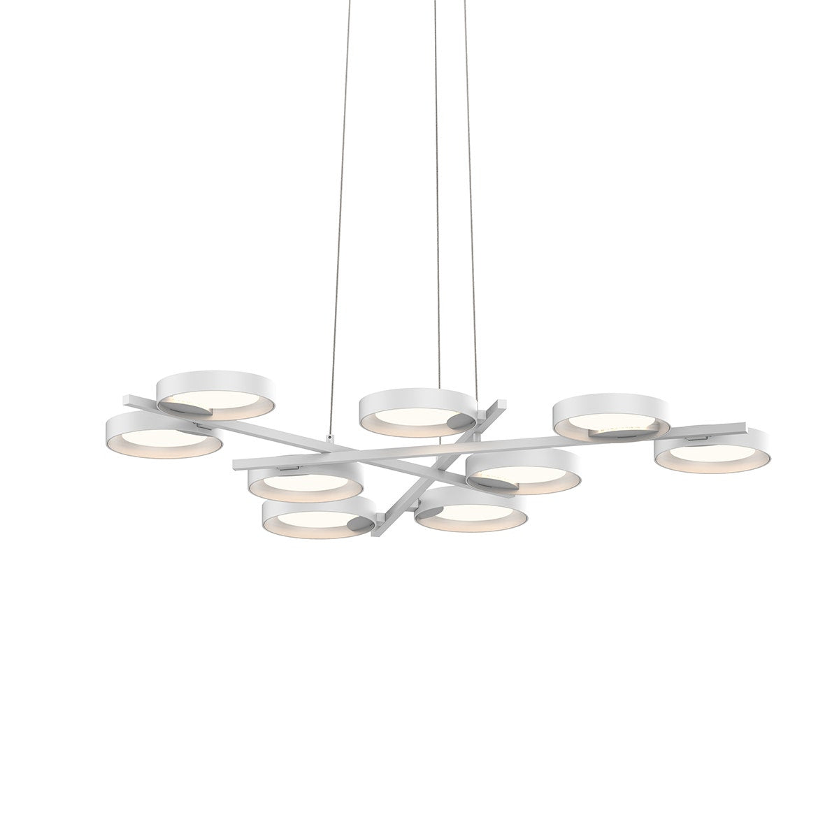 Sonneman Light Guide Ring 9-Light LED Pendant