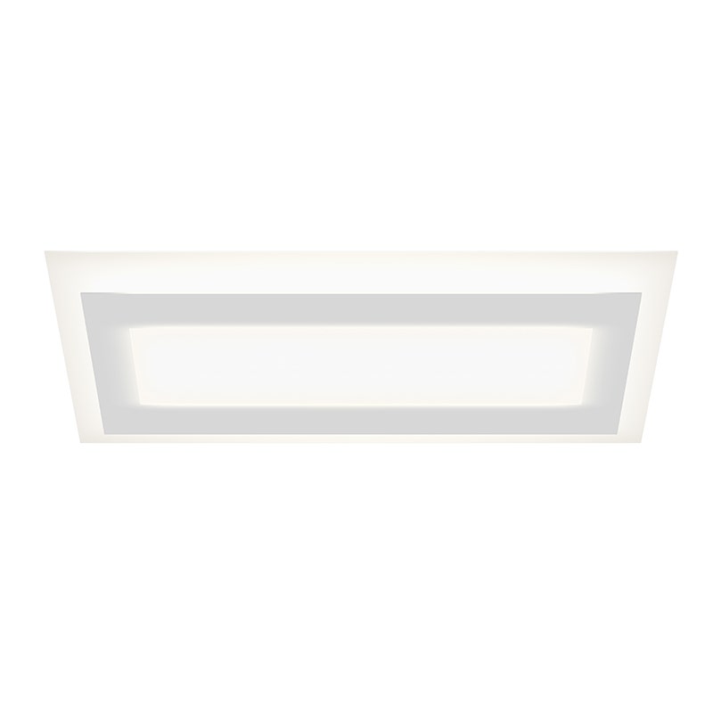 Sonneman Offset™ 36" Rectangle LED Surface Mount Semi-Flush Mount Sonneman   