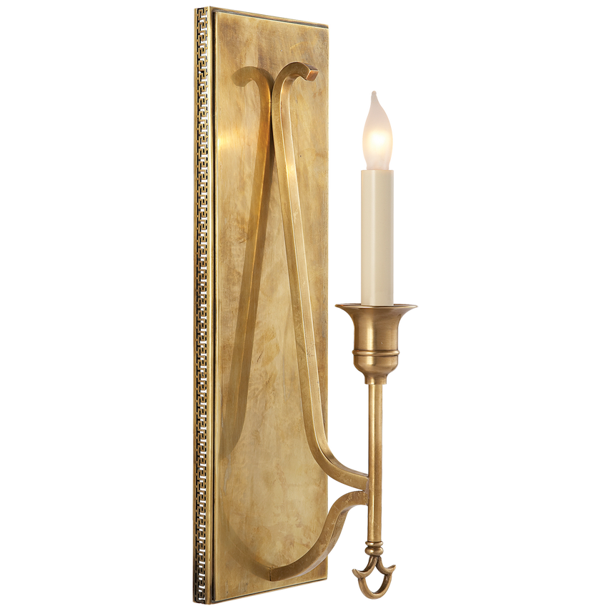 Visual Comfort & Co. Savannah Sconce Wall Lights Visual Comfort & Co. Hand-Rubbed Antique Brass  