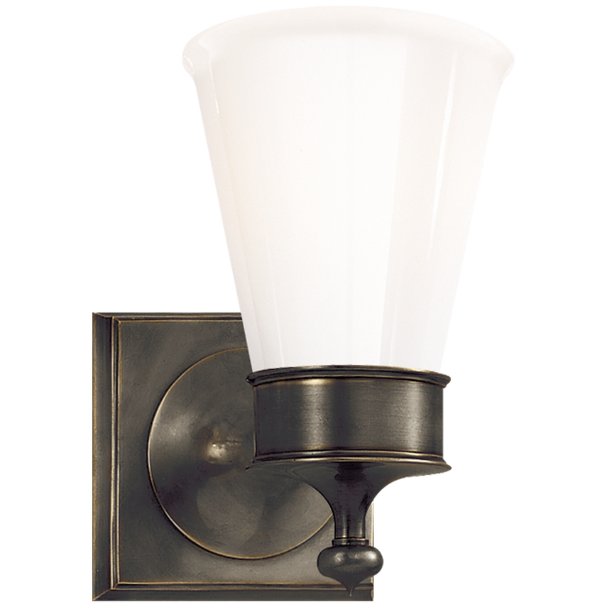 Visual Comfort & Co. Siena Single Sconce Wall Lights Visual Comfort & Co. Bronze  