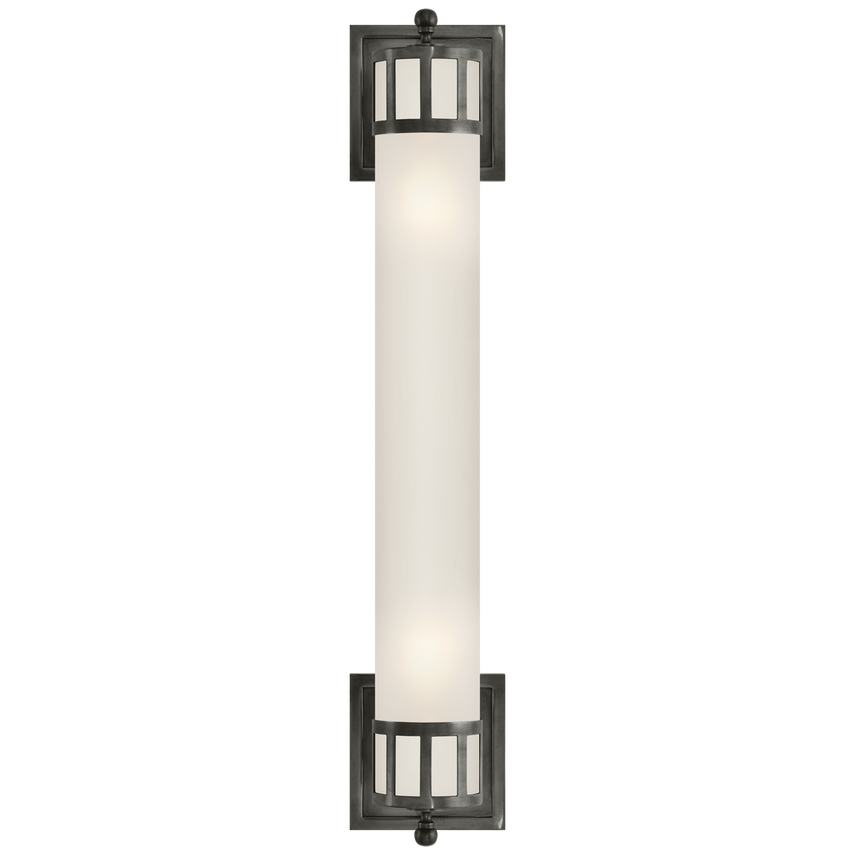 Visual Comfort & Co. Openwork Long Sconce Wall Lights Visual Comfort & Co. Bronze  