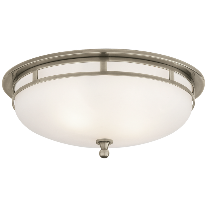 Visual Comfort & Co. Openwork Large Flush Mount Ceiling Flush Mounts Visual Comfort & Co. Antique Nickel  