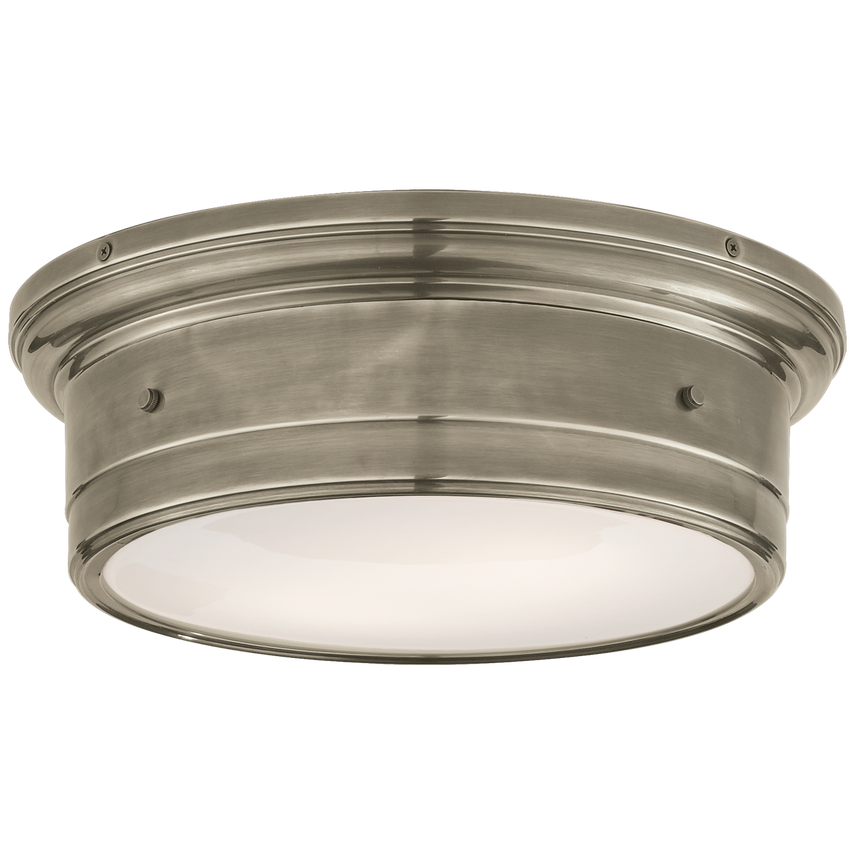 Visual Comfort & Co. Siena Large Flush Mount Ceiling Lights Visual Comfort & Co. Antique Nickel  