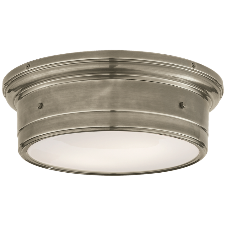 Visual Comfort & Co. Siena Large Flush Mount Ceiling Flush Mounts Visual Comfort & Co. Antique Nickel  