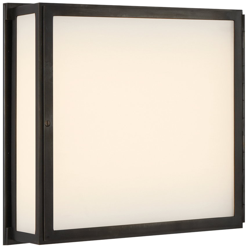 Visual Comfort & Co. Mercer Square Box Light Wall Lights Visual Comfort & Co. Bronze  