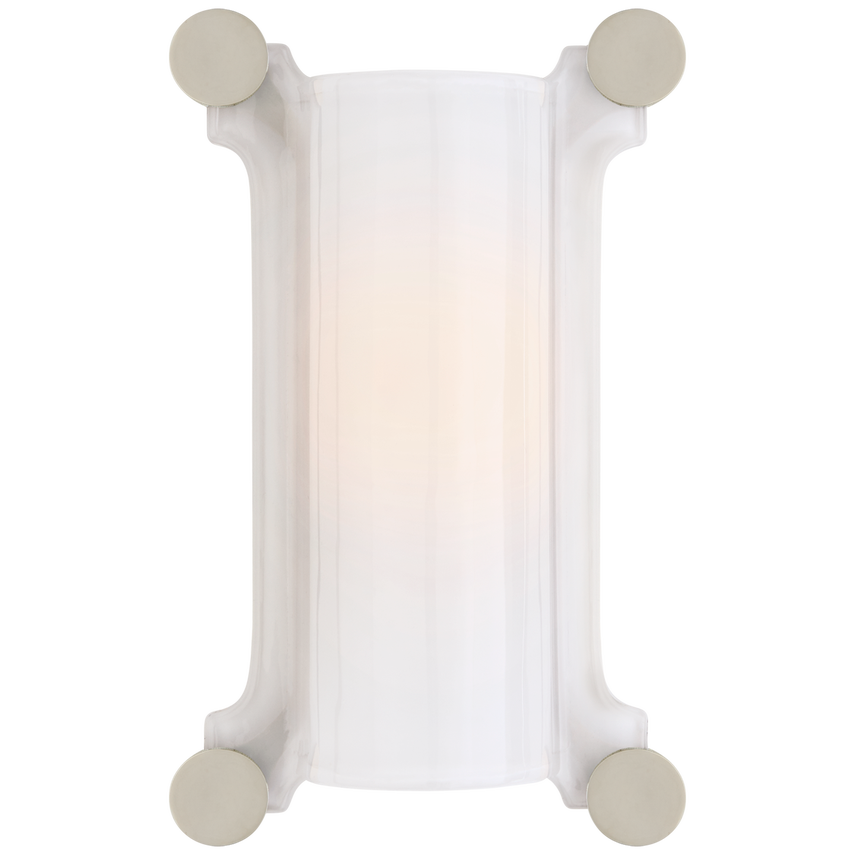 Visual Comfort & Co. Chirac Small Sconce Wall Lights Visual Comfort & Co. Polished Nickel  