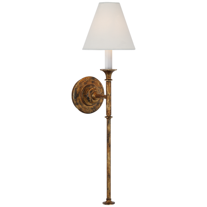 Visual Comfort & Co. Piaf Large Tail Sconce Wall Sconces Visual Comfort & Co. Aged Iron  