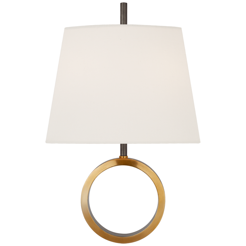 Visual Comfort & Co. Simone Small Sconce Wall Lights Visual Comfort & Co. Polished Nickel  