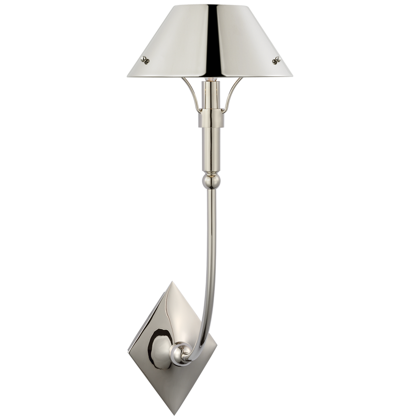 Visual Comfort & Co. Turlington Large Sconce Wall Sconces Visual Comfort & Co. Bronze and Hand-Rubbed Antique Brass  