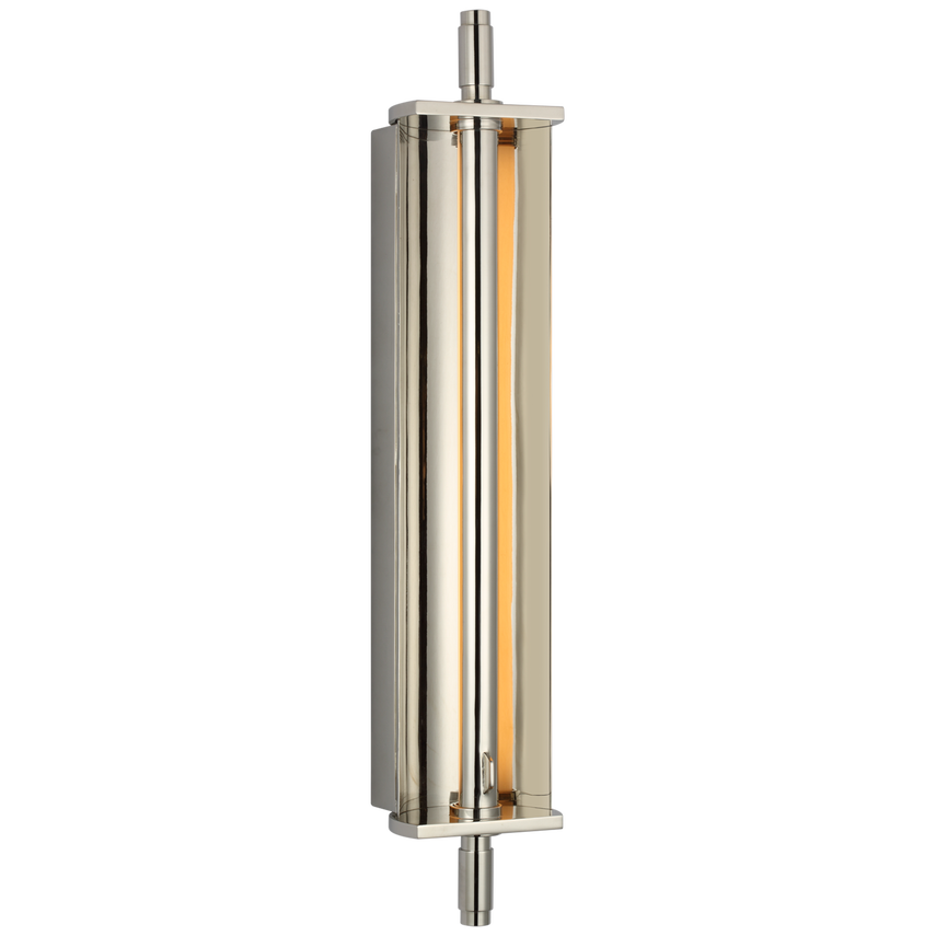 Visual Comfort & Co. Cilindro Large Reflector Sconce Wall Lights Visual Comfort & Co. Polished Nickel  