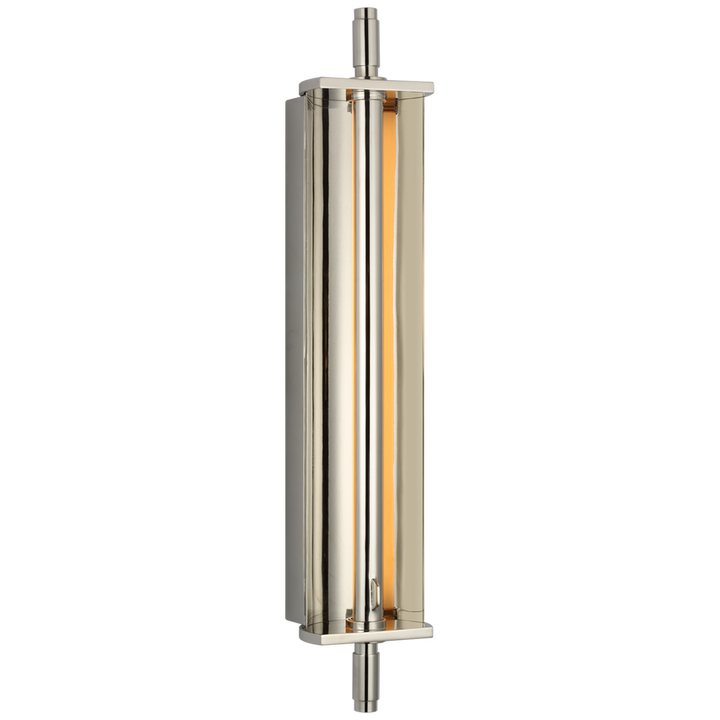 Visual Comfort & Co. Cilindro Large Reflector Sconce Wall Sconces Visual Comfort & Co. Polished Nickel  