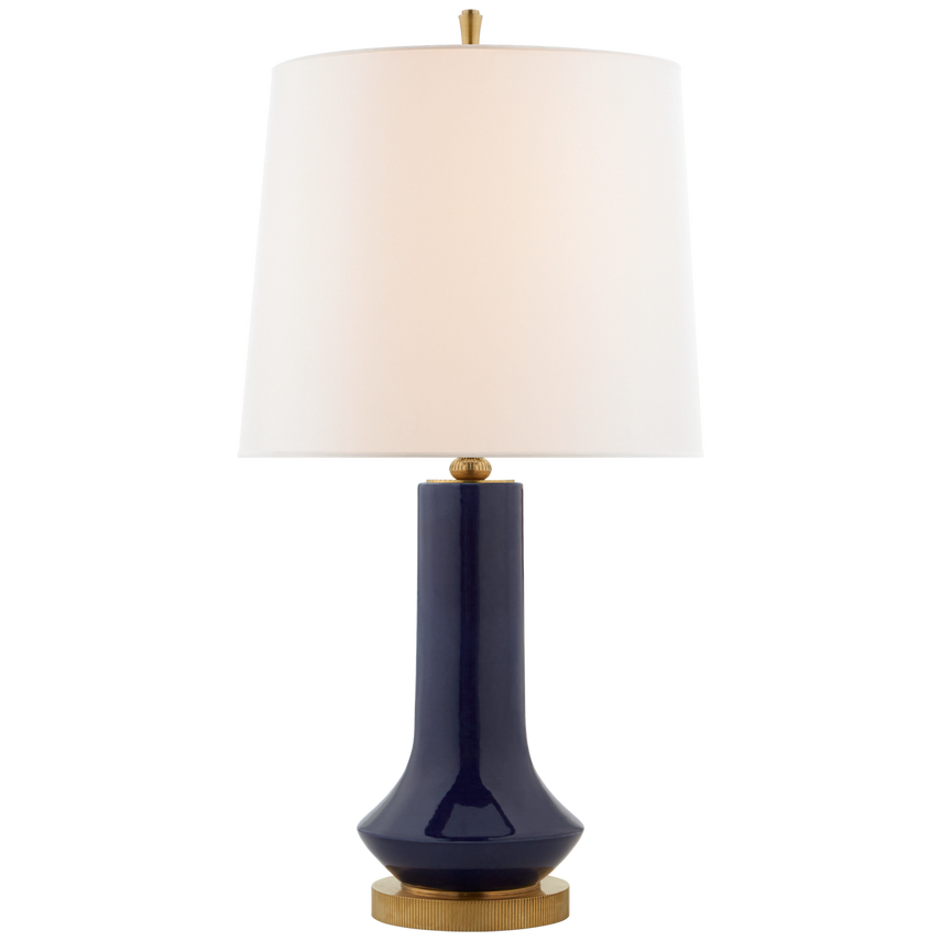 Visual Comfort & Co. Luisa Large Table Lamp Table Lamps Visual Comfort & Co. Denim Porcelain  