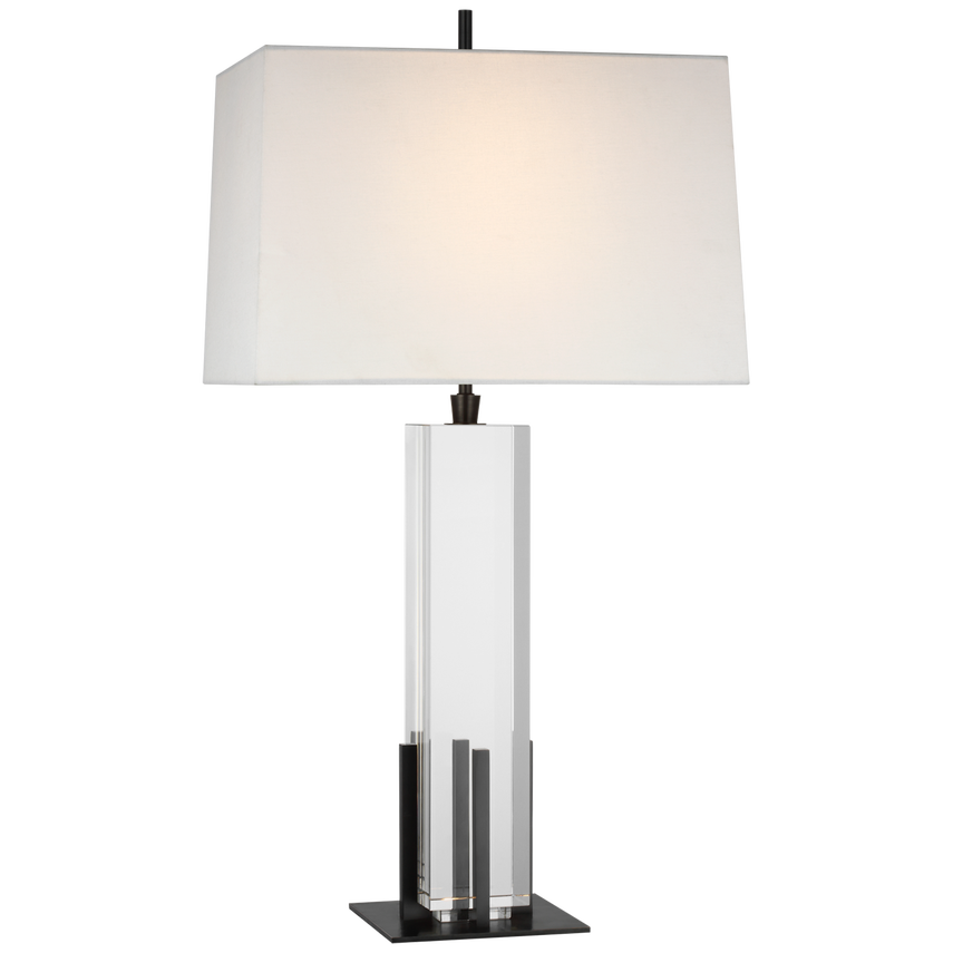 Visual Comfort & Co. Gironde Large Table Lamp Table Lamps Visual Comfort & Co. Alabaster and Bronze  