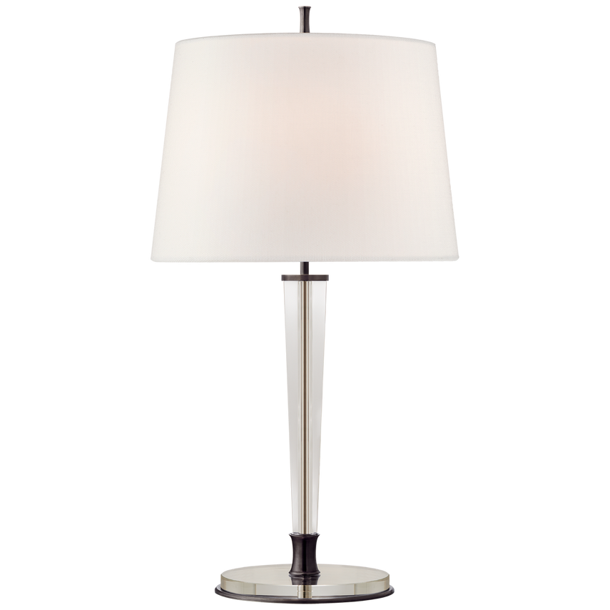 Visual Comfort & Co. Lyra Large Table Lamp Table Lamps Visual Comfort & Co. Bronze and Crystal  