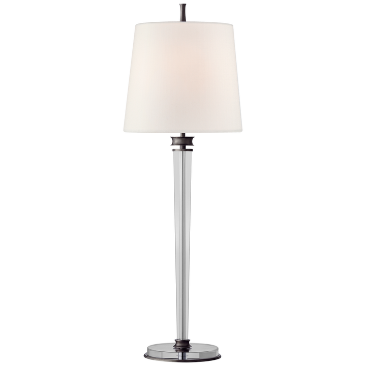 Visual Comfort & Co. Lyra Buffet Lamp Table Lamps Visual Comfort & Co. Bronze and Crystal  