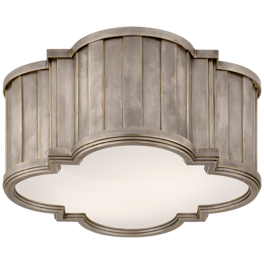 Visual Comfort & Co. Tilden Small Flush Mount Ceiling Flush Mounts Visual Comfort & Co. Hand-Rubbed Antique Brass  