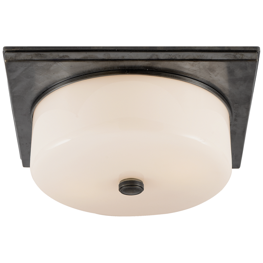 Visual Comfort & Co. Newhouse Circular Flush Mount Ceiling Flush Mounts Visual Comfort & Co. Bronze  