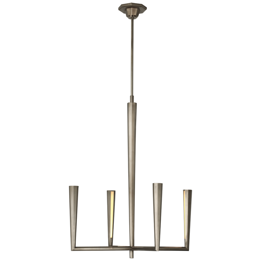 Visual Comfort & Co. Galahad Small Chandelier Ceiling Lights Visual Comfort & Co. Bronze  