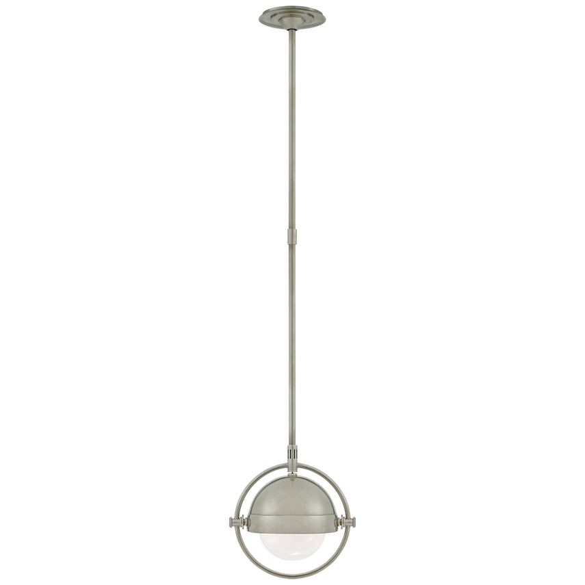 Visual Comfort & Co. Decca Small Orbital Pendant Ceiling Lights Visual Comfort & Co. Polished Nickel  