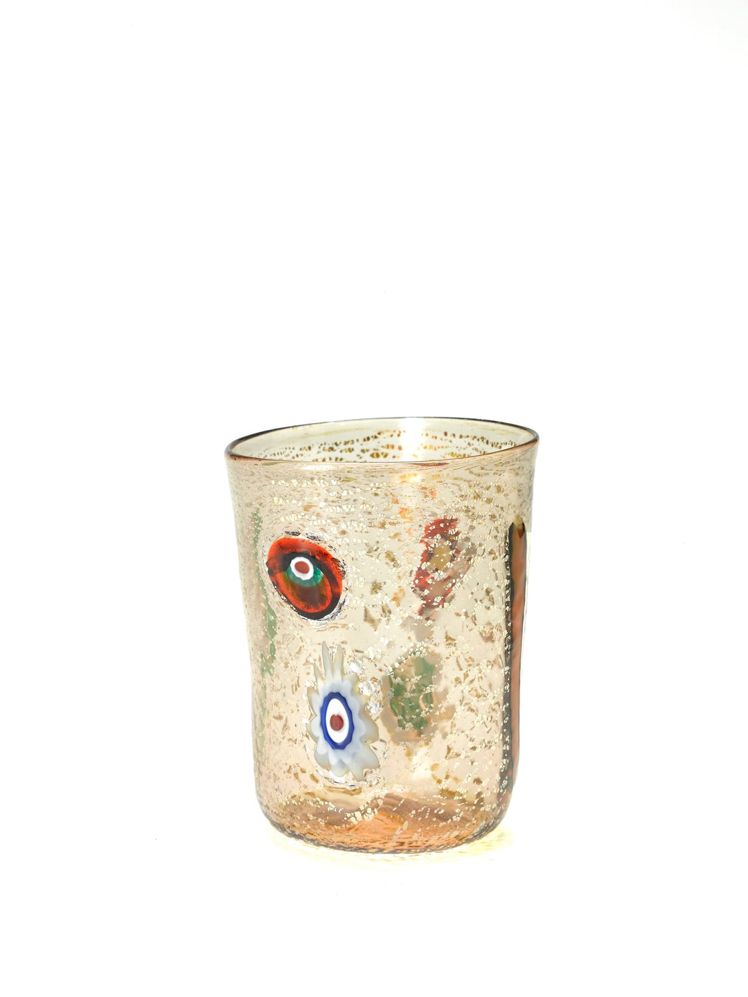 Zafferano America Bicchieri di Murano Tumblers (Set of 2) Glassware citylgs.store Amber  