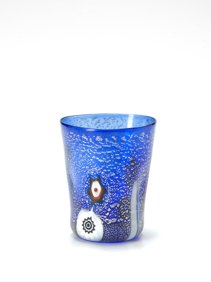 Zafferano America Bicchieri di Murano Tumblers (Set of 2) Glassware citylgs.store Blue  