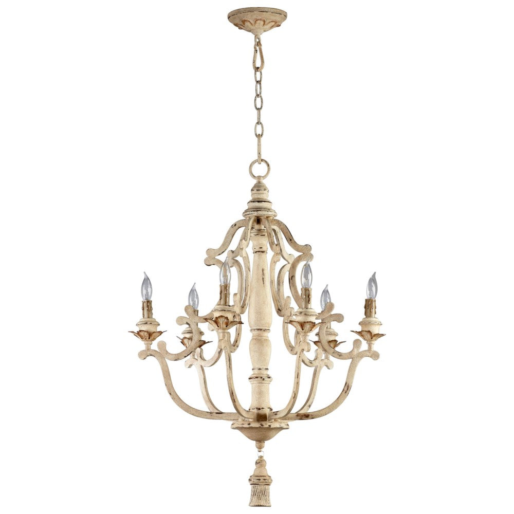 Cyan Design 04633 Maison 6lt Chandelier Chandeliers Cyan Design Persian White  