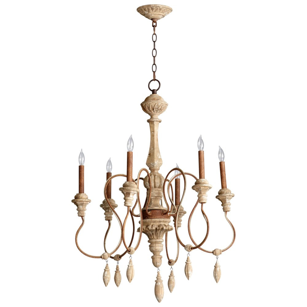 Cyan Design 05176 Alda 6 Lt. Chandelier Chandeliers Cyan Design Sutherland Buff  