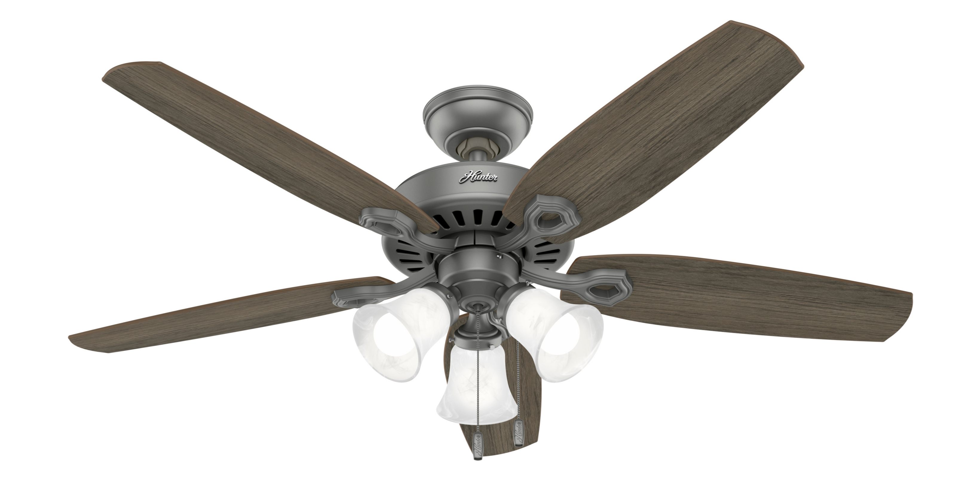 Hunter 52 inch Builder Ceiling Fan with LED Light Kit and Pull Chain