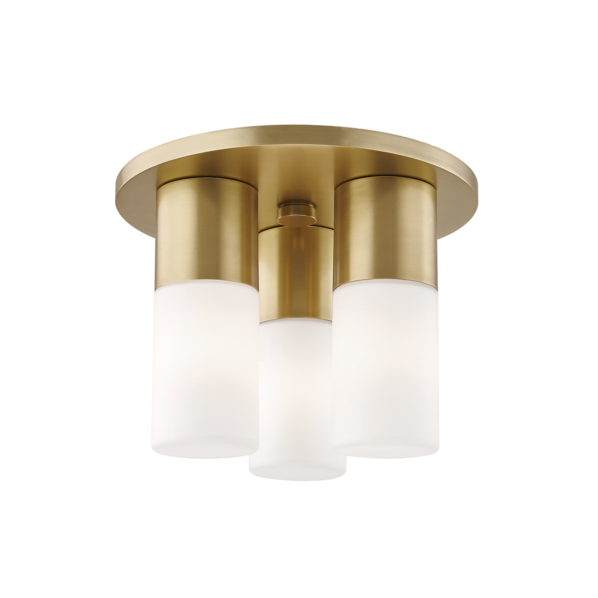 Hudson Valley Lighting Lola 3 Light Flush Mount H196503 Flush Mount Ceiling Light Mitzi Aged Brass  