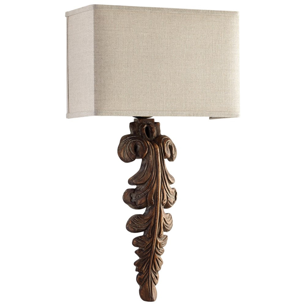 Cyan Design 07684 Soren Wall Sconce Wall Sconces Cyan Design Limed Gracewood  