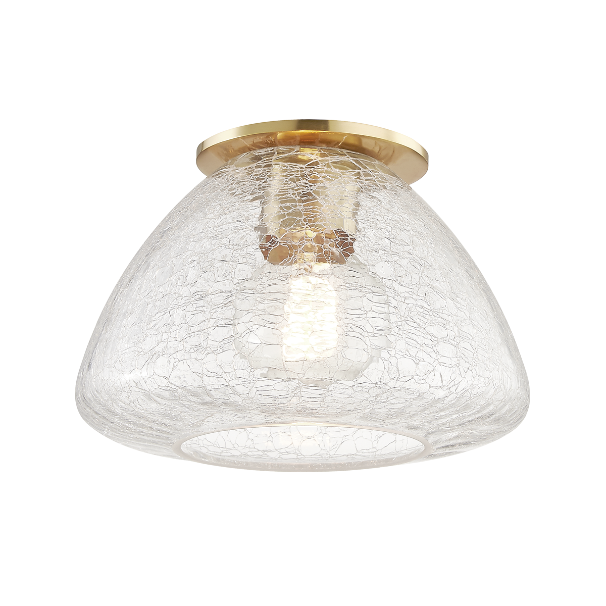 Hudson Valley Lighting Maya 1 Light Small Flush Mount H216501S Flush Mount Ceiling Light Mitzi Aged Brass  